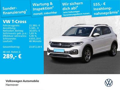 Second-hand VW T-Cross R-line 110 CP (80 kW) 2022 Alb SUV