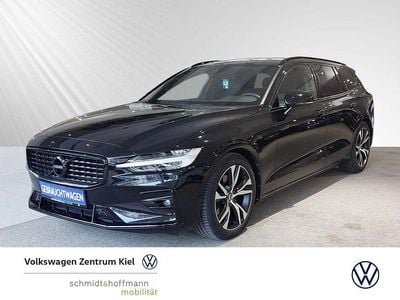 Gebraucht Volvo V60 R-Design 197 PS (144 kW) 2020 Schwarz) (schwarz Kombi