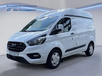 Gebraucht Ford Transit Custom Trend 131 PS (96 kW) 2022 Weiß Van / Kleinbus
