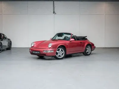 Brugt Porsche 964 250 HK (183 kW) 1993 Rød Cabriolet