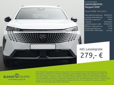 Weiss/typ aussenverkleidung metalliclackierung Neu 2025 Peugeot 5008 Allure SUV | 39.990 €