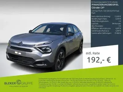 Gebraucht Citroën C4 Feel 131 PS (96 kW) 2021 Lack grau artense/typ aussenve Limousine