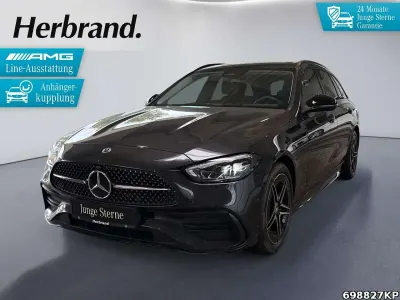 Gebraucht Mercedes C220 Night 197 PS (144 kW) 2025 Metalliclack graphitgrau Kombi