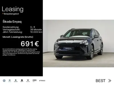 Gebraucht Skoda Enyaq iV SportLine 210 kW (286 PS) 2025 Blackmagic perleffekt SUV