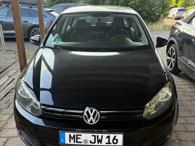 Gebraucht VW Golf VI Trendline 80 PS (58 kW) 2009 Schwarz Kleinwagen