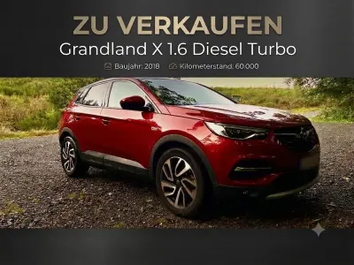Gebraucht Opel Grandland X 120 PS (88 kW) 2018 Rot SUV
