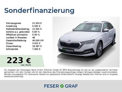 Gebraucht Skoda Octavia Ambition 150 PS (110 kW) 2023 Moon weiss perleffekt Kombi
