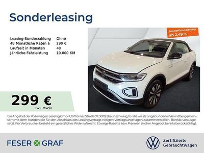 Gebraucht VW T-Roc Cabriolet Goal 116 PS (85 kW) 2025 Pure white Cabrio
