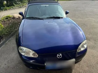 Gebraucht Mazda MX5 110 PS (80 kW) 2004 Blau Cabrio