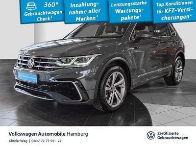 Grau Gebraucht 2021 VW Tiguan R-line SUV | 29.690 € (Guter Preis)