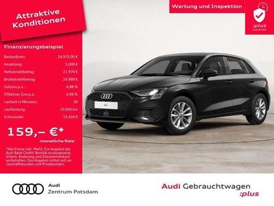 Gebraucht Audi A3 Ambiente 150 PS (110 kW) 2023 Mythosschwarz metallic Limousine