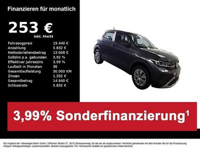 Gebraucht VW T-Cross 95 PS (69 kW) 2025 Grau SUV