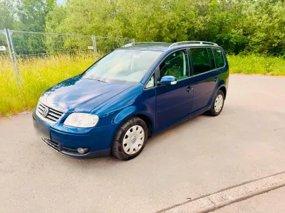 Gebraucht VW Touran 105 PS (77 kW) 2004 Blau Van / Kleinbus