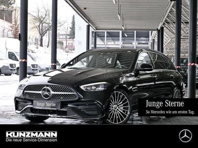 Obsidianschwarz metallic Gebraucht 2024 Mercedes C200 AMG Kombi | 40.660 € (Etwas zu teuer)