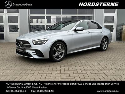 gebraucht Mercedes E400 4M AMG-LINE+PANO+360°+DISTRONIC+AHK+MBUX