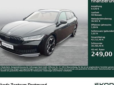 Second-hand Skoda Superb SportLine 193 CP (141 kW) 2025 Negru Break