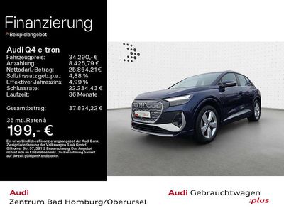 Gebraucht Audi Q4 e-tron S-Line 194 kW (265 PS) 2023 Navarrablau metallic SUV