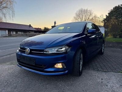 Gebraucht VW Polo Highline 95 PS (69 kW) 2018 Blau Kleinwagen