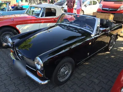 Usata MG Midget 65 CV (47 kW) 1970 Nero Cabrio