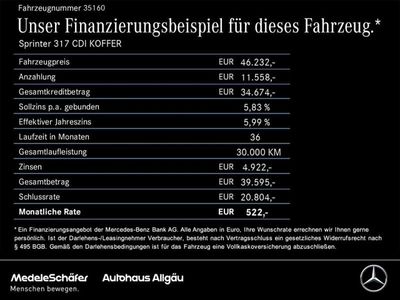 Arktikweiß Gebraucht 2023 Mercedes Sprinter Van | 46.231 €