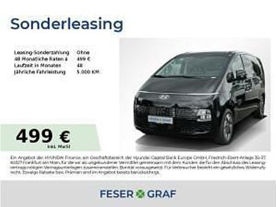 Neu Hyundai Staria Prime 226 PS (166 kW) 2025 Schwarz (abyss black) Van / Kleinbus