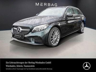 Smaragdgrün Gebraucht 2018 Mercedes C200 AMG line Kombi | 26.770 € (Fairer Preis)