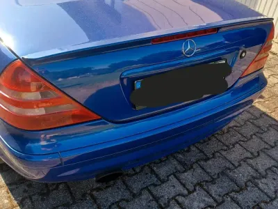Gebraucht Mercedes SLK230 193 PS (141 kW) 1997 Blau Cabrio