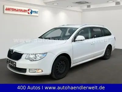 Brugt Skoda Superb Family 160 HK (117 kW) 2011 Hvid Stationcar