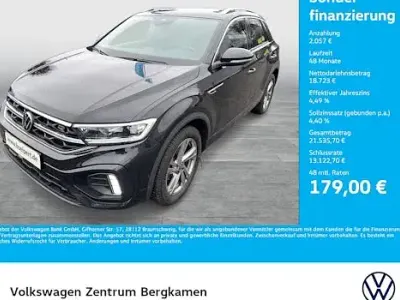 Gebraucht VW T-Roc R-line 110 PS (80 kW) 2022 Schwarz SUV
