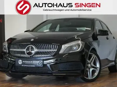 Brugt Mercedes A180 AMG line 122 HK (89 kW) 2015 Sort Sedan