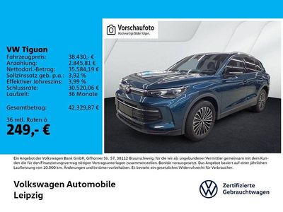 Gebraucht VW Tiguan Goal 150 PS (110 kW) 2025 Blau SUV