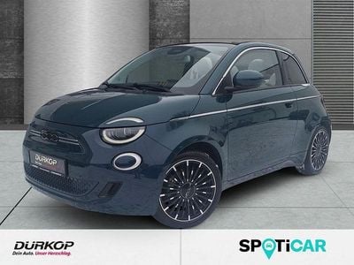 Gebraucht Fiat 500e La Prima 86 kW (118 PS) 2023 Ozean grün Cabrio