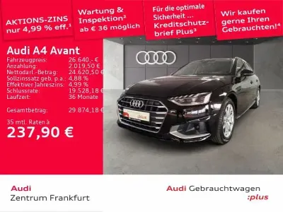 Gebraucht Audi A4 Advanced 204 PS (150 kW) 2023 Schwarz Kombi