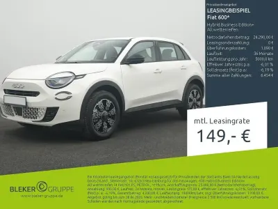 Neu Fiat 600 Business 101 PS (74 kW) 2026 Ice weiß SUV