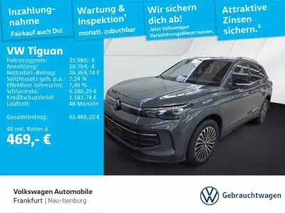 Gebraucht VW Tiguan Goal 150 PS (110 kW) 2025 B0 delfingrau metallic (metallic) SUV