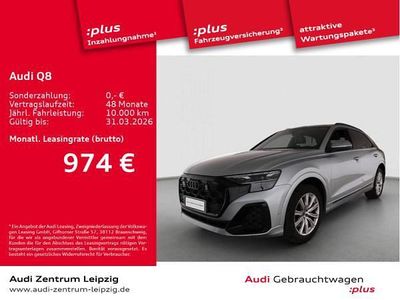 Silber (satellitsilber metallic) Gebraucht 2024 Audi Q8 Ambiente SUV | 82.881 € (Fairer Preis)