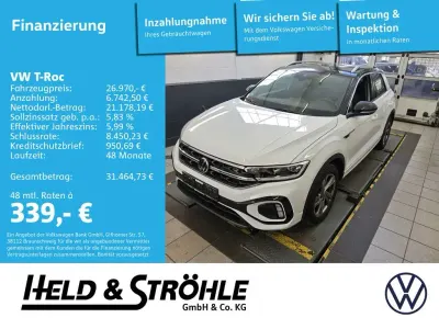 Gebraucht VW T-Roc R-line 150 PS (110 kW) 2024 Pure white SUV