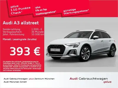 Gebraucht Audi A3 Sport 204 PS (150 kW) 2025 Gletscherweiß metallic Limousine