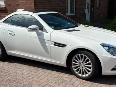 Second-hand Mercedes SLK200 184 CP (135 kW) 2013 Alb Cabrio