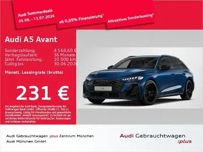 Gebraucht Audi A5 S-Line 204 PS (150 kW) 2025 Ascariblau metallic Kombi