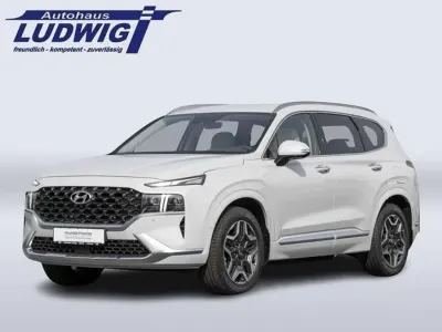 Gebraucht Hyundai Santa Fe Signature 265 PS (194 kW) 2021 Glacier white / mic SUV