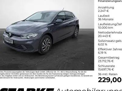 Neu VW Polo Life 95 PS (69 kW) 2026 Grau Kleinwagen