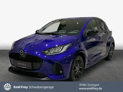 Neu Mazda 2 Homura-Line 116 PS (85 kW) 2025 Blau Limousine