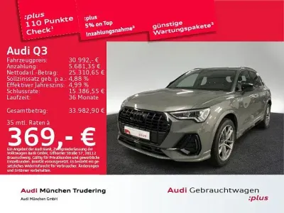Używany Audi Q3 S-Line 245 KM (180 kW) 2021 Szary SUV