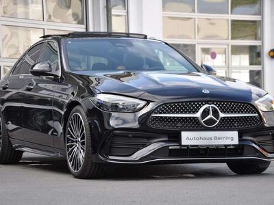 gebraucht Mercedes C220 C 220d AMG-LINE NEW HEAD-UP PANO 360 ON-STOCK