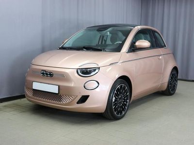 gebraucht Fiat 500e Cabrio La Prima 42KWH UVP 41.425,00 € Alarmanlage, Kabinenfilter Anti-Allergene, 360°-„Drone View“ Parksensoren - Totwinkel-Assistent HD-Rückfahrkamera mit dynamischen Gitterlinien Spurhalteassistent, Verkehrszeicheninformation, Klimaautomatik P