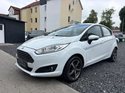 Gebraucht Ford Fiesta Trend 60 PS (44 kW) 2015 Weiß Kleinwagen