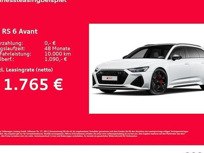 Neu Audi RS6 Ambiente 600 PS (441 kW) 2026 Weiß Kombi