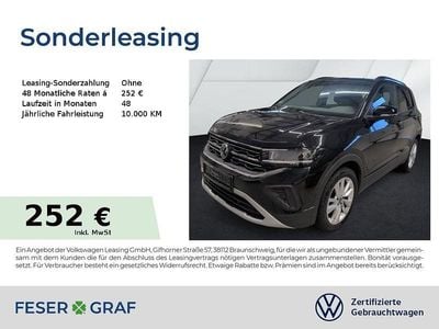 Gebraucht VW T-Cross Goal 116 PS (85 kW) 2025 Deep black perleffekt SUV