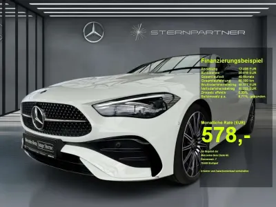 Brugt Mercedes CLE220 AMG 197 HK (144 kW) 2024 Hvid Coupe
